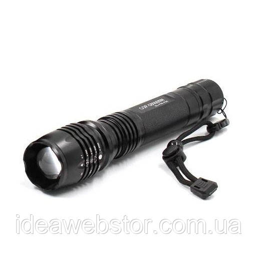 Потужний тактичний ліхтар Bailong BL-P08-P50, Ліхтарик тактичний DS-469 акумуляторний ручний