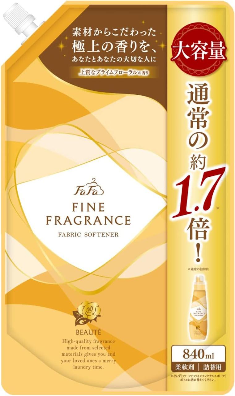 NS FaFa Fine Fragrance Beaute кондиціонер-антистатик для білизни з ароматом квіткового букета, 840 мл