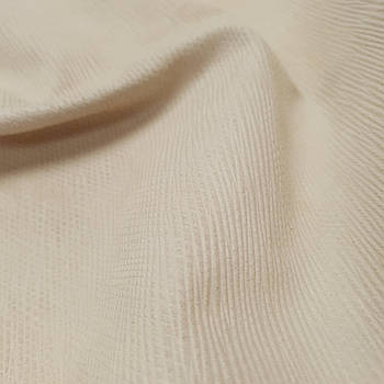 Замша для взуття та галантереї 1.3 мм Айворі з тисненням