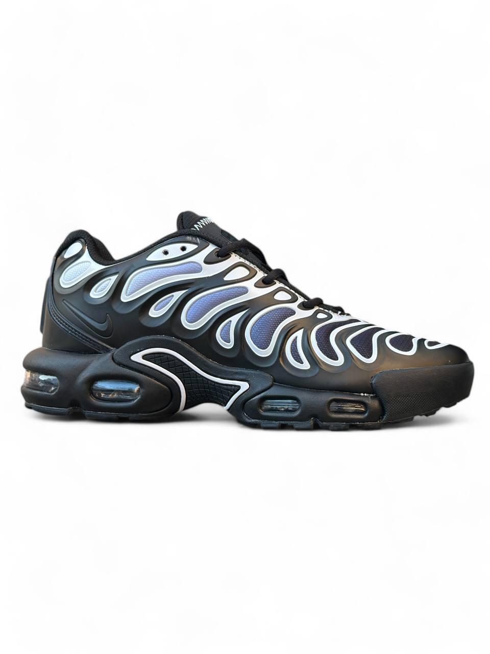 Чоловічі кросівки Nike Air Max TN Plus Drift Black Grey (чорно-сірі) спортивні кроси 2345 Найк vkross