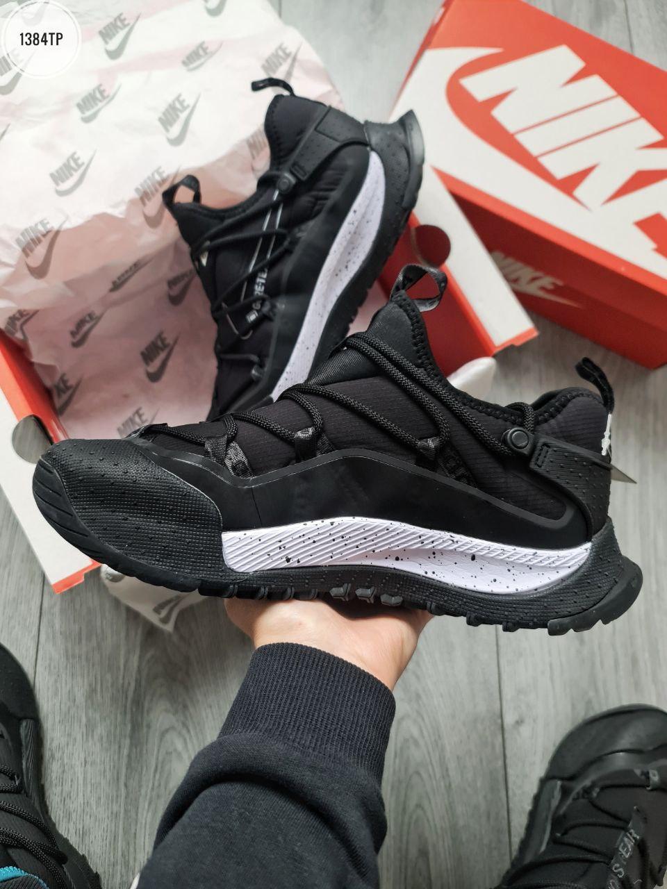 Чоловічі кросівки Nike ACG Air Terra Antarktick GORE-TEX Low Black/White (чорно-білі) спортивні 1384TP Найк vkross