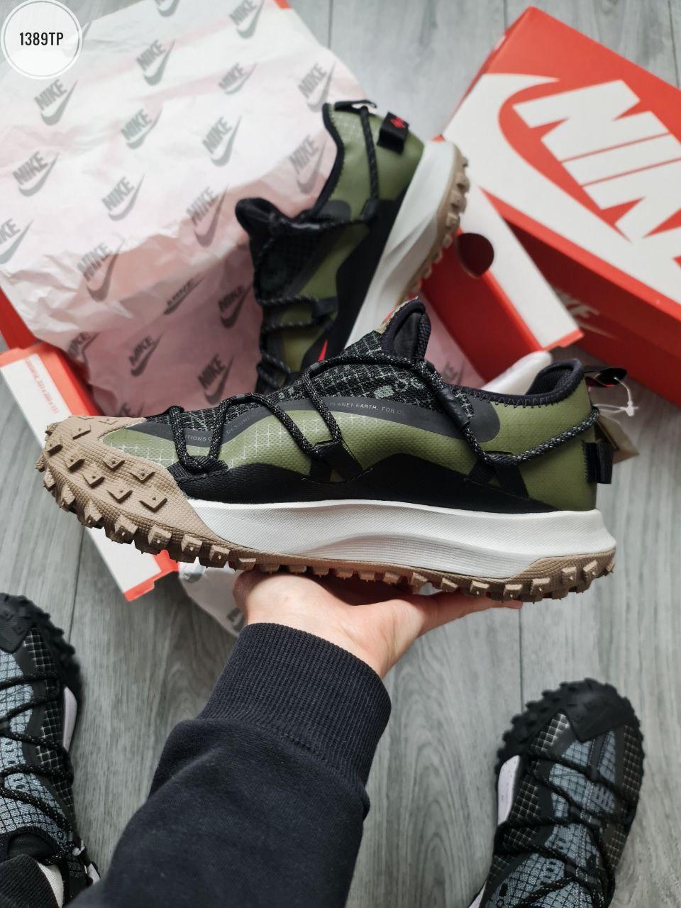 Чоловічі кросівки Nike ACG Air Terra Antarktick Low GTX SE Gore-tex Khaki (хакі) спортивні 1389TP Найк vkross