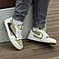 Чоловічі кросівки Nike Air Jordan Retro 1 Low x Travis Scott «Golf» (біло-оливкові) модні 1887 Найк vkross, фото 6