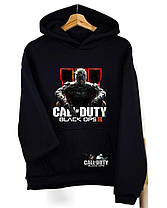 Чорне худі з принтом Call of Duty: Black Ops III