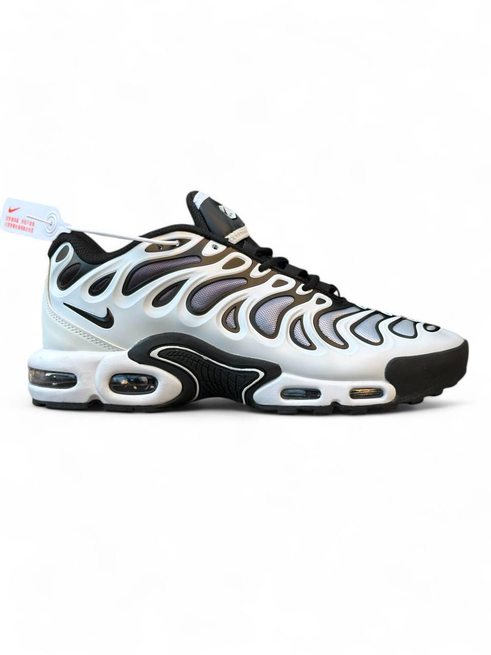 Чоловічі кросівки Nike Air Max TN Plus Drift White Black (біло-чорні) спортивні 2344 Найк vkross