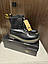 Чоловічі черевики Dr. Martens 1460 Black (чорні) повсякденні черевики dr1460bl Др Мартінс vkross, фото 7