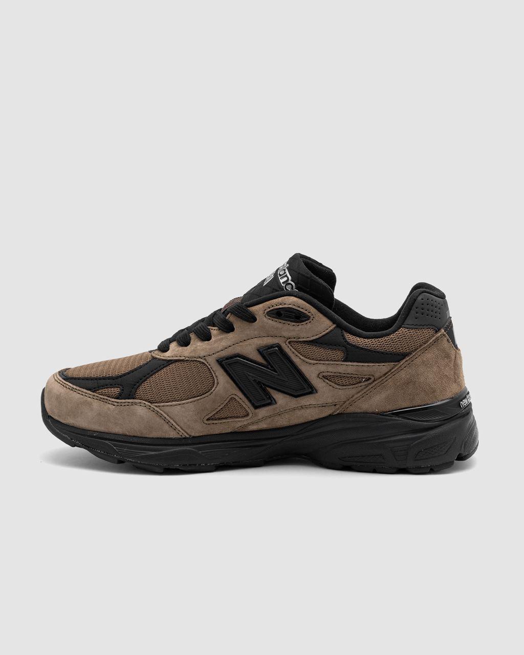 Чоловічі кросівки New Balance 990 v3 Olive (коричневі) спортивні кроси 03089 Нью Беленс vkross