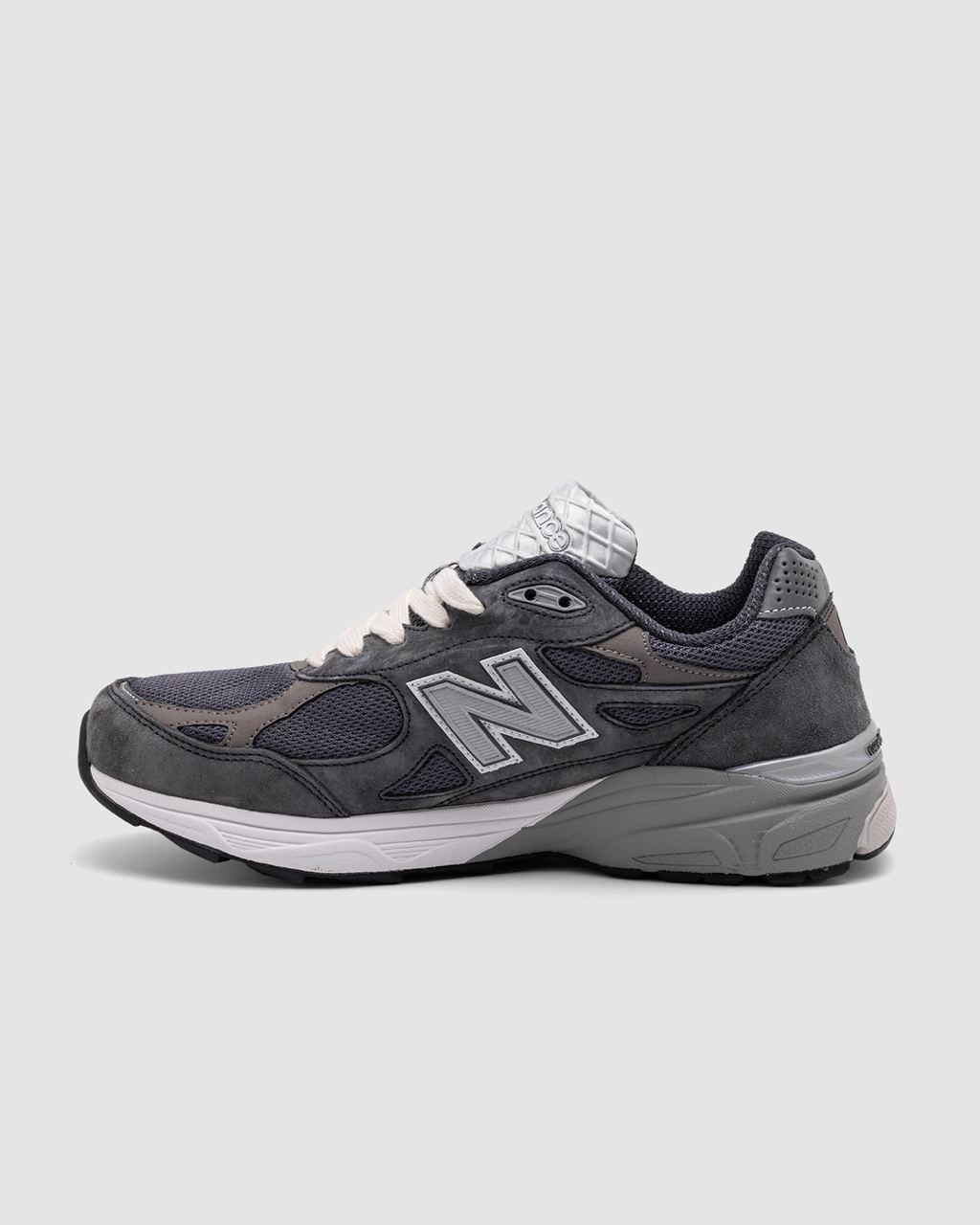 Чоловічі кросівки New Balance 990 v3 'Tornado' (сірі) спортивні кроси 03090 Нью Беленс vkross
