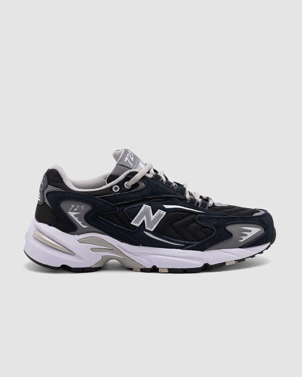 Чоловічі кросівки New Balance 725 M Black (чорні) спортивні стильні кроси 03084 Нью Беленс vkross