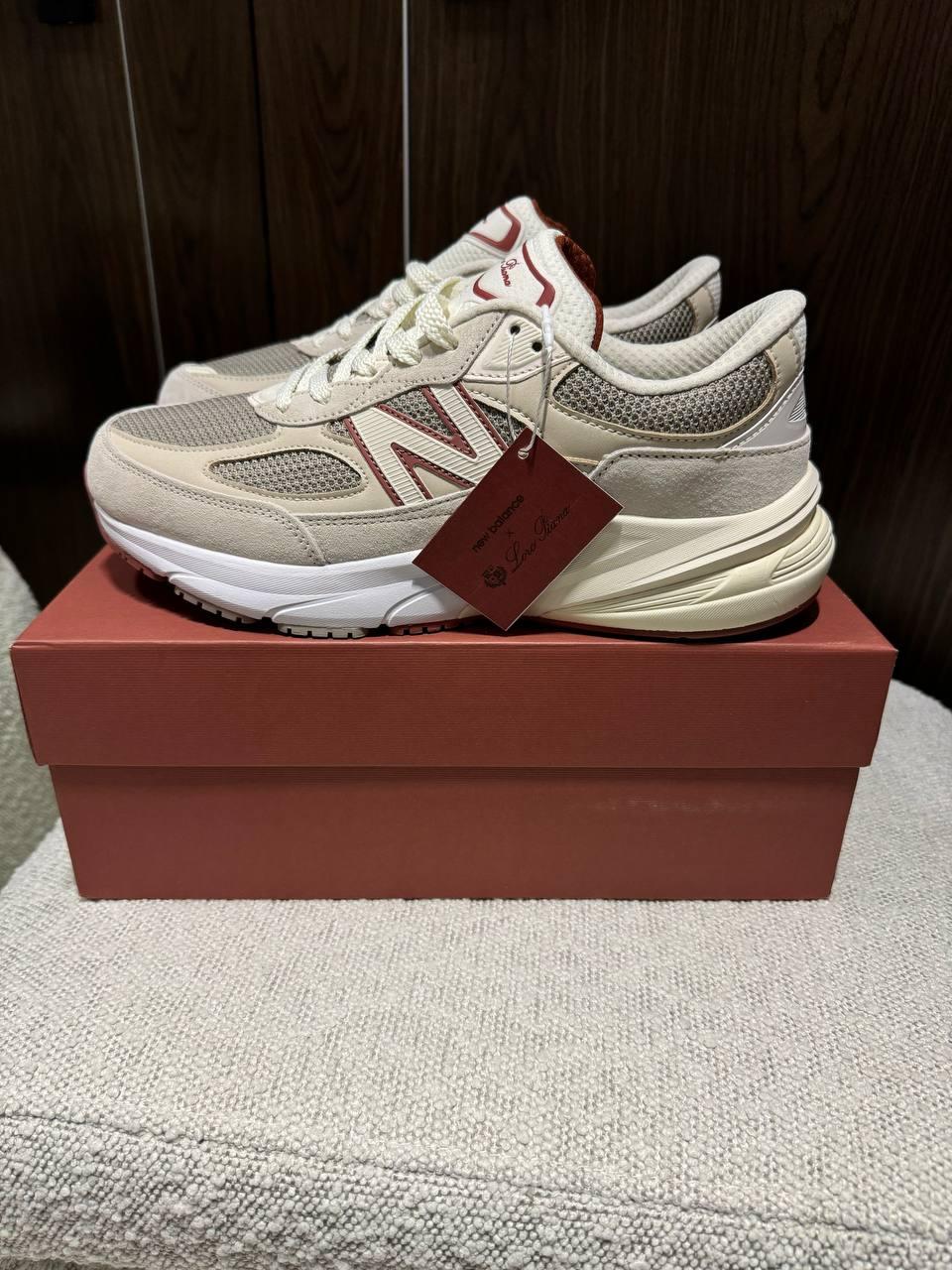 Чоловічі кросівки Loro Piana x New balance (сірі) спортивні стильні кроси lp1 Нью Беленс vkross