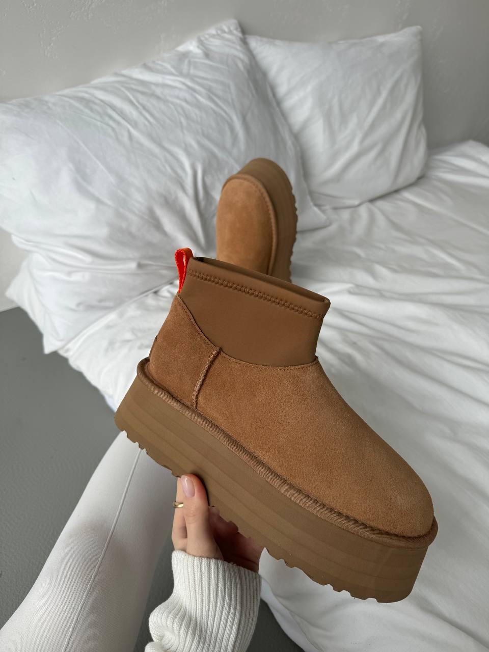 Жіночі повсякденні уги UGG Boots (коричневі) замшеве зимове взуття 4788024 Уги vkross, фото 1