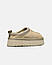 Жіночі уггі-шльопанці UGG TAZZ Beige (бежеві) модні зимові капці ugg Уги vkross, фото 4