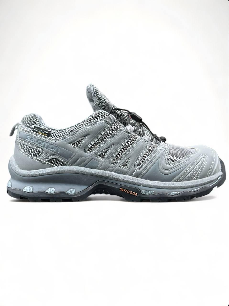 Чоловічі зимові кросівки Salomon XA Forces Gore-tex Light Grey (світло-сірі) повсякденні 6115 Саломон vkross, фото 1