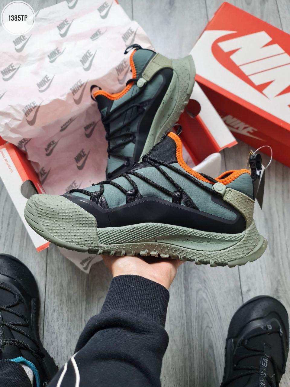 Чоловічі кросівки Nike ACG Air Terra Antarktick GORE-TEX Low Khaki (хакі) спортивні 1385TP Найк vkross