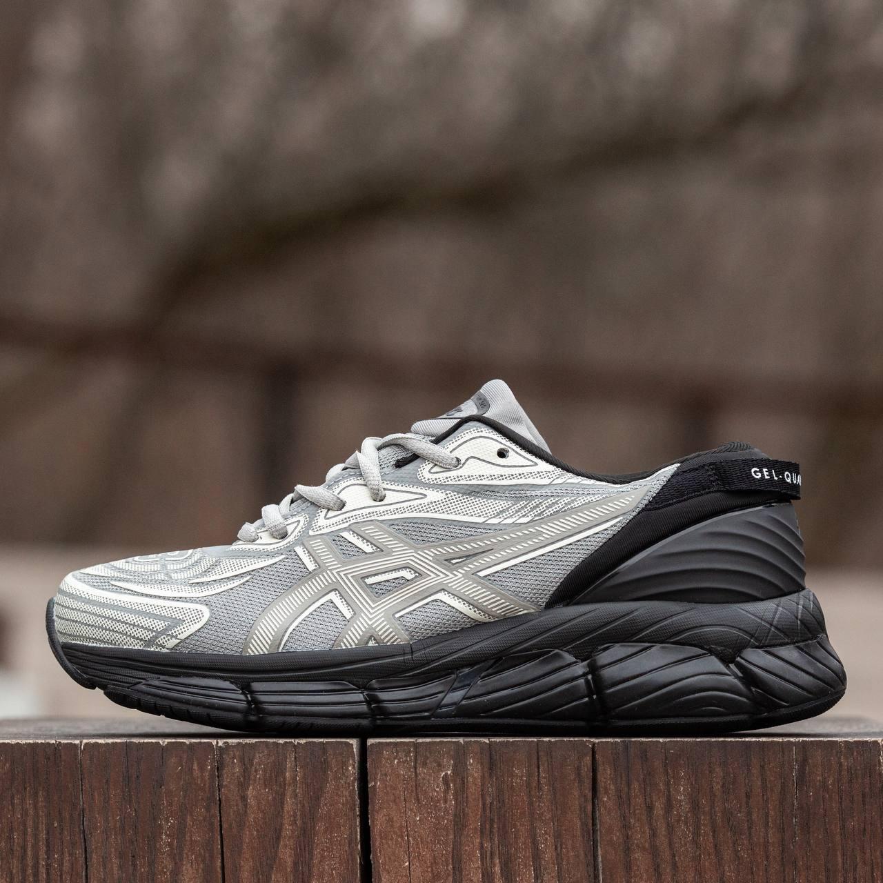Чоловічі кросівки Asics Ael-Quantum 360 Grey Black (чорні) модні низькі кросівки 1963 Асікс vkross