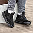 Чоловічі кросівки Nike Air Jordan Retro 4 Black Cat (чорні) повсякденні високі кроси 710 Найк vkross, фото 7