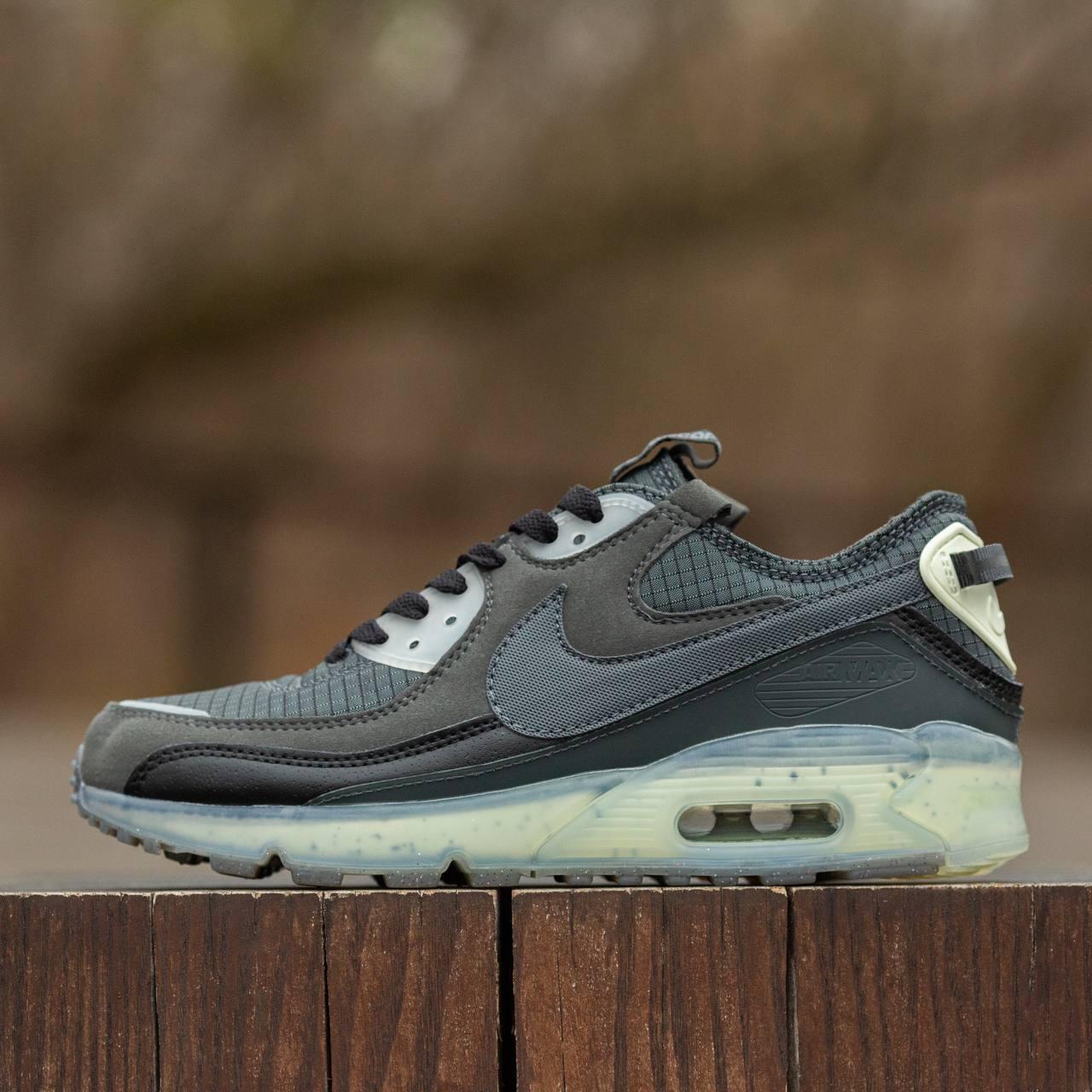 Чоловічі кросівки Nike AIR MAX 90 x Terrascape (чорні) модні спортивні кроси 1204 Найк vkross