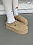 Жіночі уггі-шльопанці UGG Tasman (бежеві) модні зимові капці 5776256 Уги vkross, фото 3