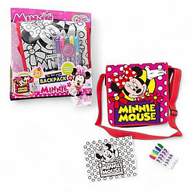 Набір для творчості "Розфарбуй сумку" Minnie Mouse (фломастери, в коробці) JX 20200 М-6