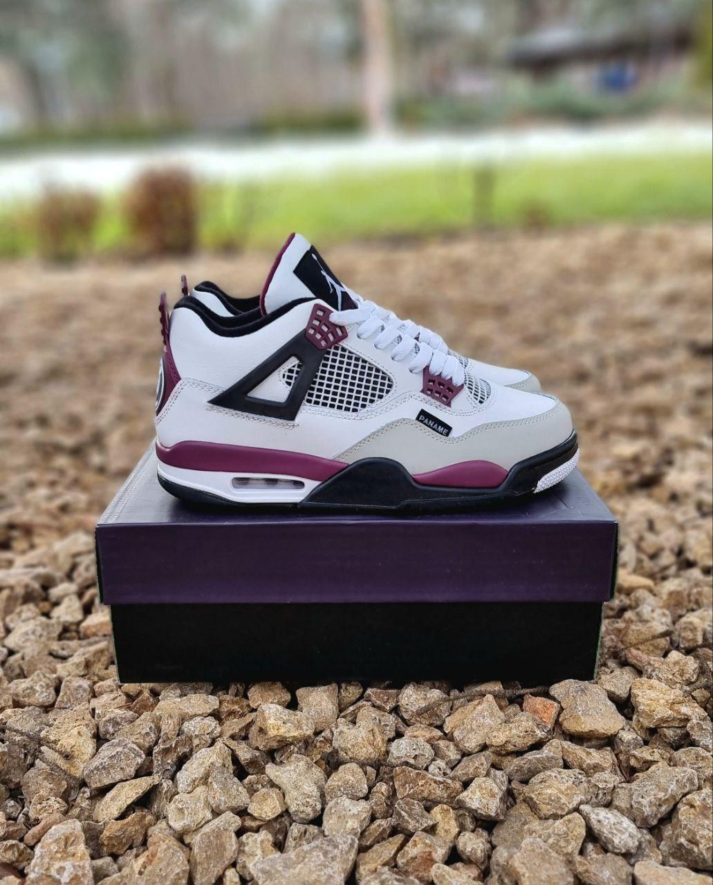 Чоловічі кросівки Nike Air Jordan 4 Premium (білі) — повсякденні високі кроси 0185 Найк vkross