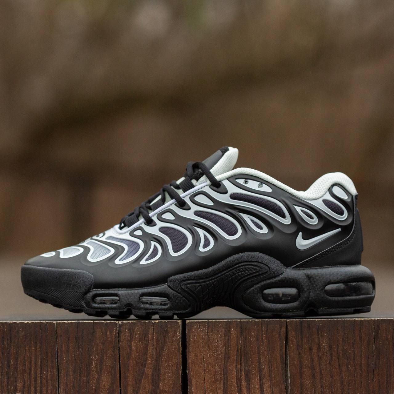 Чоловічі кросівки Nike AIR MAX Tn Plus Drift Black Grey (чорно-сірі) спортивні кроси 1924 Найк vkross