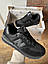 Чоловічі кросівки New Balance 574 Black (чорні) повсякденні низькі кроси 0610v Нью Беленс vkross, фото 10