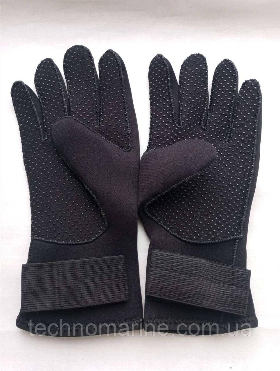 Рукавички для дайвінгу із застібкою Legend неопрен 5 мм, фото 1