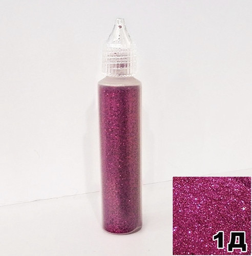 Блискітки Малинові в пляшечці з дозатором 30 мл, глітер сухий, фото 1