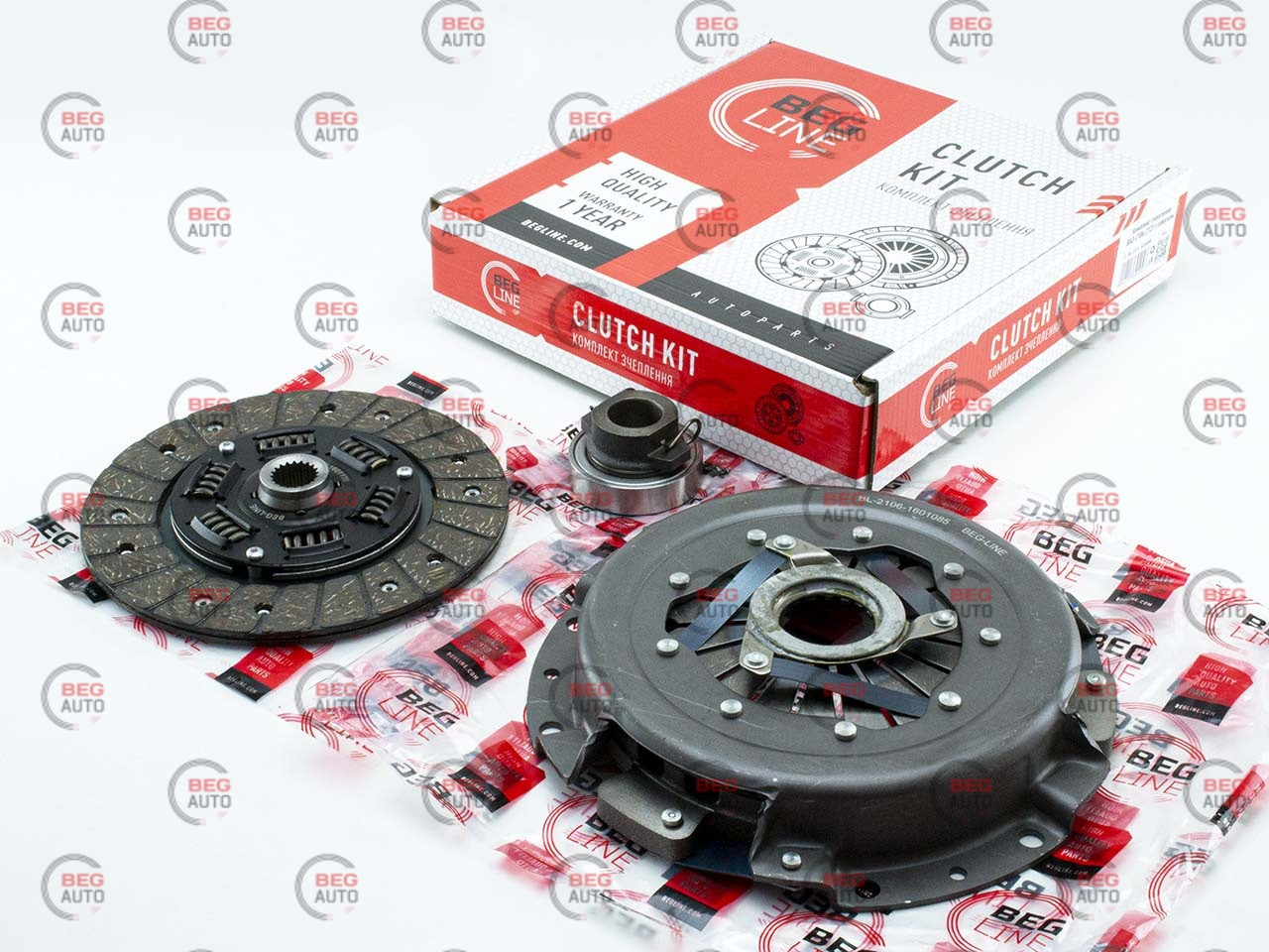 Комплект зчеплення 2106-2121 старого зразка з павуком (BEG-LINE) (2121-1601000)