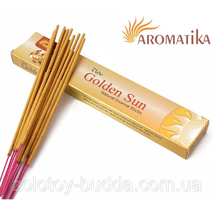 AROMATIKA VEDIC GOLDEN SUN 15 ГРАМ ЗОЛОТЕ СОНЦЕ, фото 1