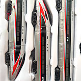 Потяг поїзд Столичний експрес, Ігровий набір залізниці України, укр озвучка, 1:43, LED-підсвітка, 3 вагони, TK Group (84467), фото 3