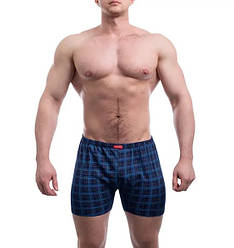 Чоловічі труси шорти облягаючі сімейні, бавовна Атлет МО top 000026 сині розмір 48 M