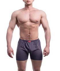 Чоловічі труси шорти облягаючі сімейні, бавовна МО top 000031 сірі розмір 48 M