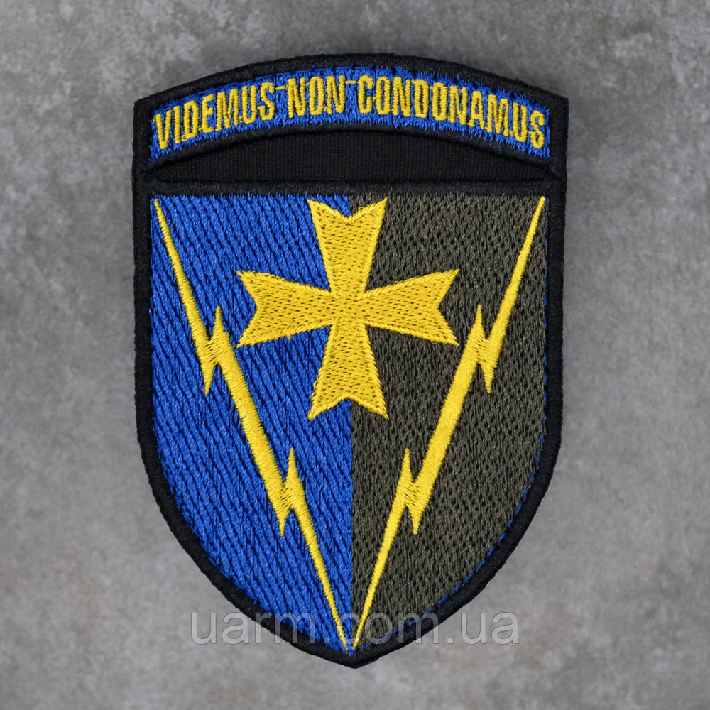 Шеврон 164 РТБр "Videmus non condoamus"