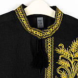 Вишиванка для хлопчика з довгим рукавом Колоски, фото 2