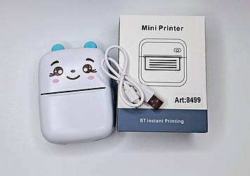 Портативний термопринтер - HD Mini з Bluetooth для термодруку без чорнила