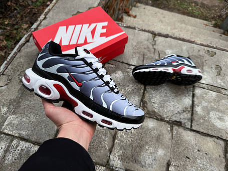 Чоловічі кросівки Nike Air Max Plus TN Grey сірі, фото 1