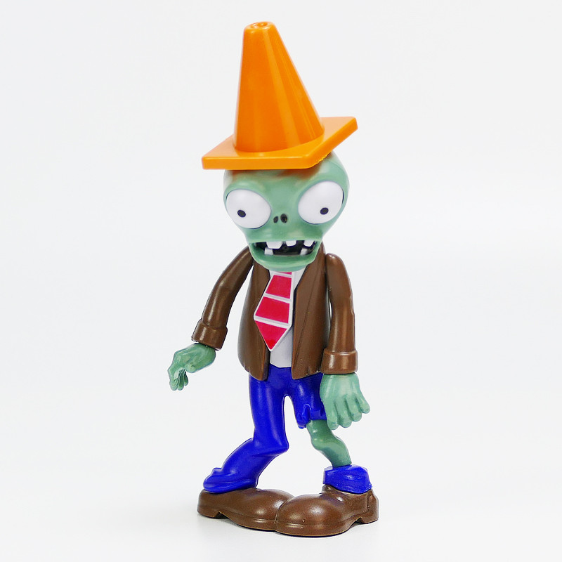 Іграшка Зомбі з Конусом Рослини проти Зомбі 15 см Plants vs Zombies (01237)