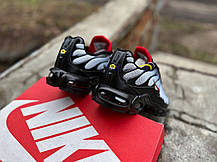 Чоловічі кросівки Nike Air Max Plus TN Black чорні з сірим, фото 5