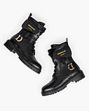 Жіночі зимові черевики Dior Boots Black (з хутром) ALL07187, фото 6