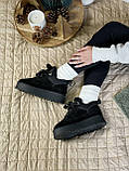 Жіночі зимові уги UGG Lowmel Black Platform (з хутром) ALL19032, фото 6