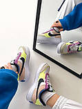 Жіночі зимові кросівки Найк Nike Air Force Shadow Beige Pink Winter (з хутром) CU8591-001, фото 6