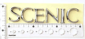 Напис "SCENIC" 2 хром