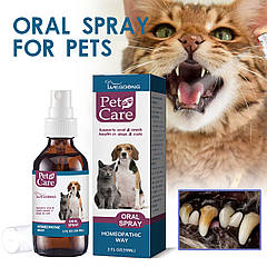 Спрей для чищення ротової порожнини котів Pet Style YEGBONG (59 мл)