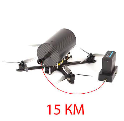 Станція управління FPV Дронів 15км з оптоволокном