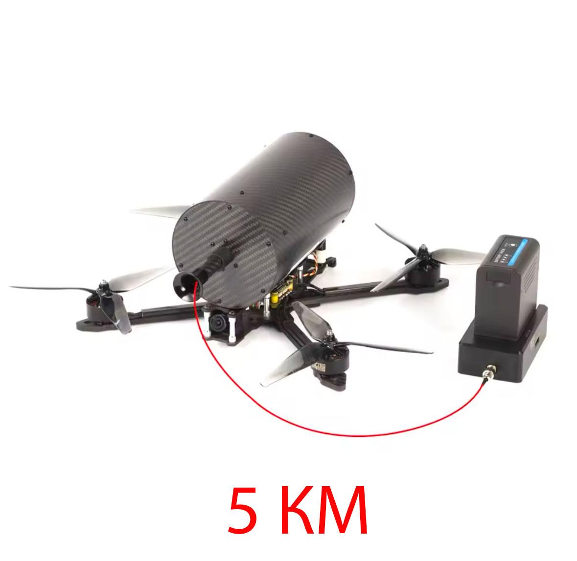 Станція управління FPV Дронів 5км з оптоволокном