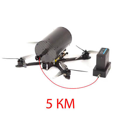 Станція управління FPV Дронів 5км з оптоволокном