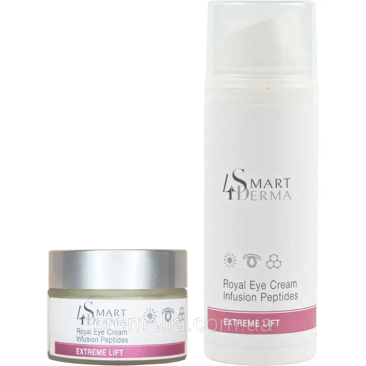 Антивіковий пептидний крем для контуру очей Smart4Derma Royal Eye Cream Infusion Peptides, фото 1