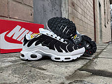 Кросівки Nike Air Max Plus TN унісекс White білі з чорним, фото 3