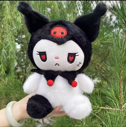 М'яка іграшка Куромі Kuromi Melody Hello Kitty 30 см, Іграшка Кошеня Kuromi, фото 3